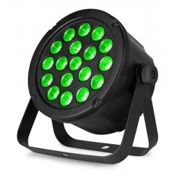 Reflektor LED Slim PAR45 18X 3W 3w1 RGB DMX BeamZ